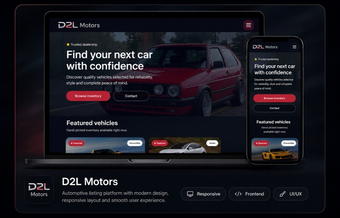 D2L Motors Homepage
